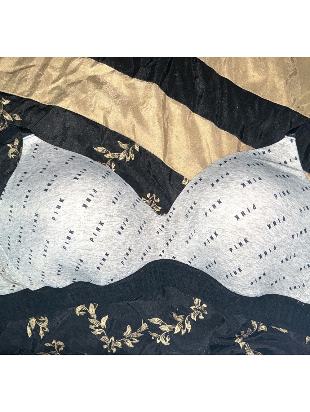 36E Up Pink Bra no underwire